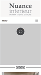 Mobile Screenshot of nuance-interieur.nl