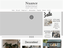 Tablet Screenshot of nuance-interieur.nl